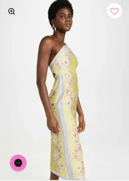 Alemais Marion bodice dress midi length  for rent on The Volte - image 2