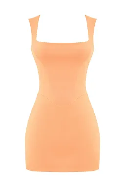 House of CB Enya Corset Mini Dress in Apricot Orange Size S/ AU 8 for rent on The Volte - image 4
