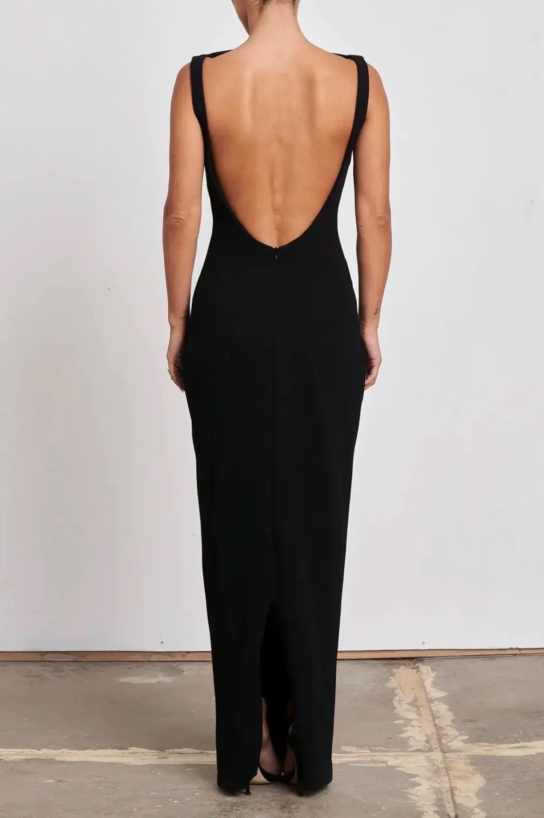 Effie Kats Verona Gown Black Size 14 for rent on The Volte - main image