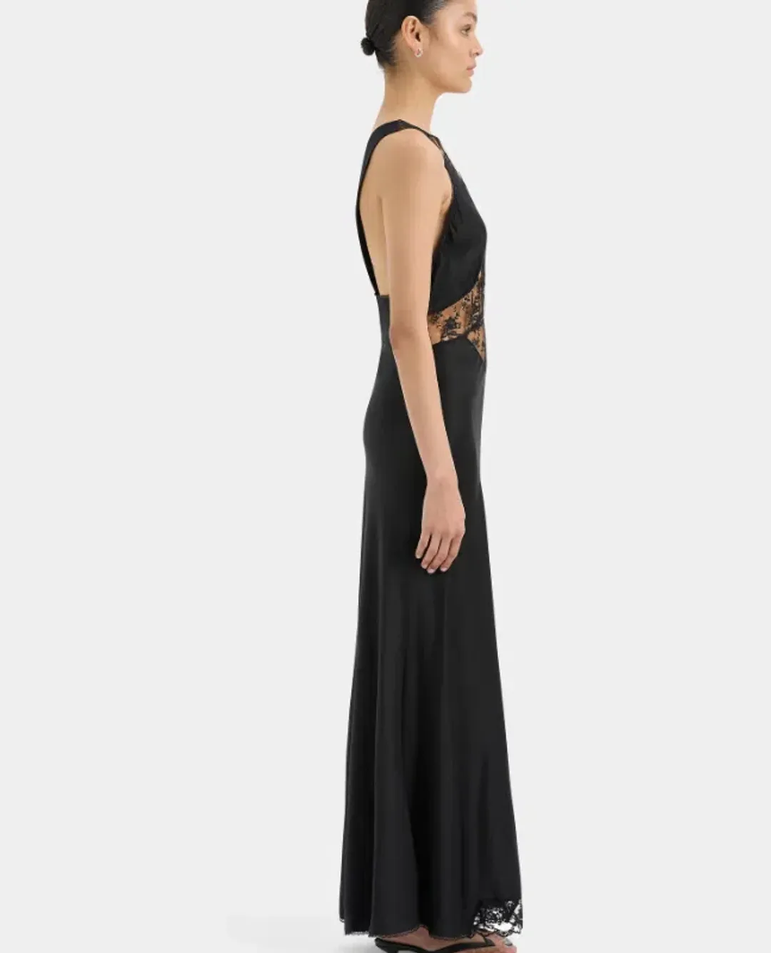 Sir the Label Aries Cut Out Gown Black Size 0 / 6 for rent on The Volte - main image