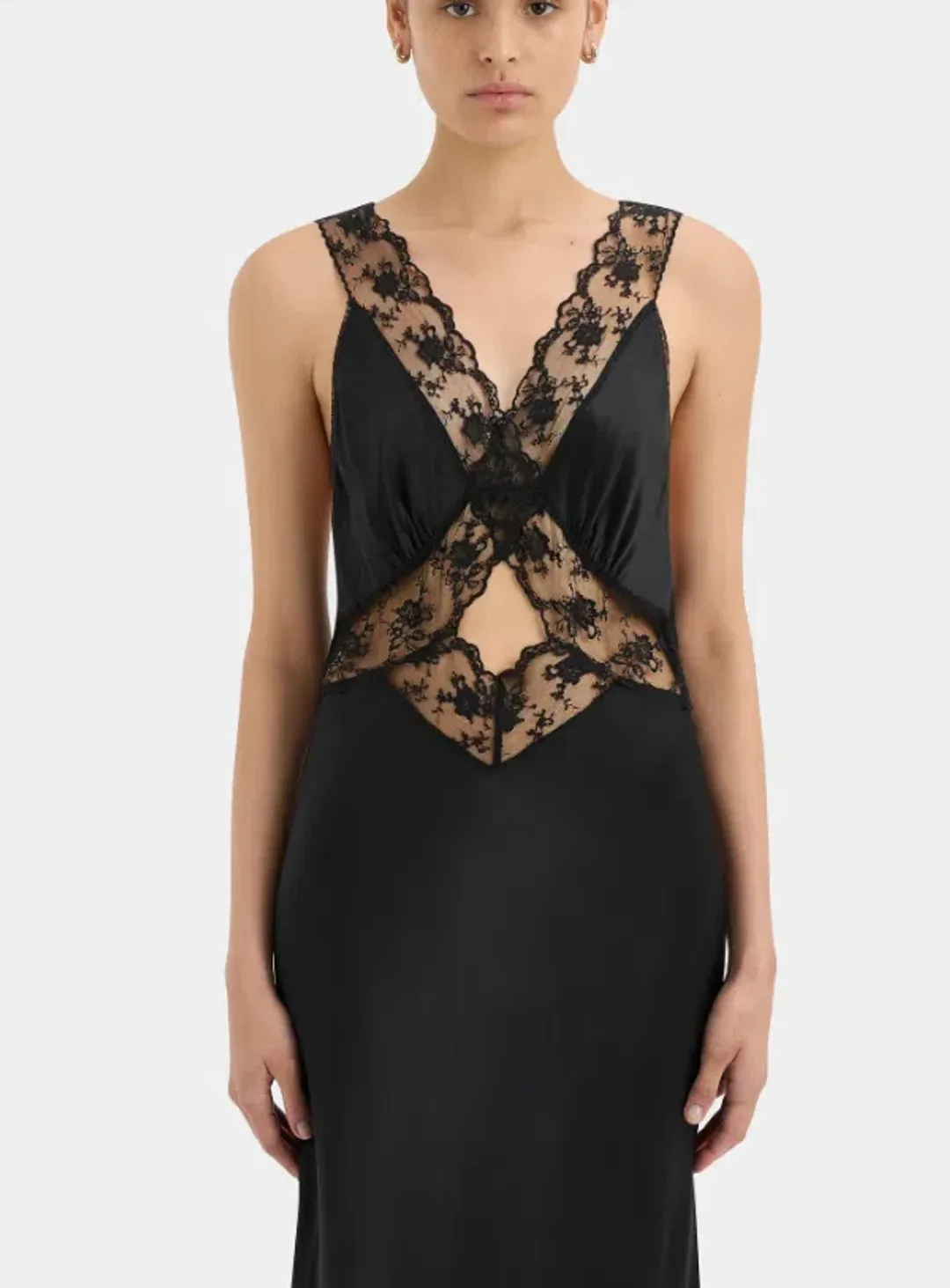 Sir the Label Aries Cut Out Gown Black Size 0 / 6 for rent on The Volte - main image