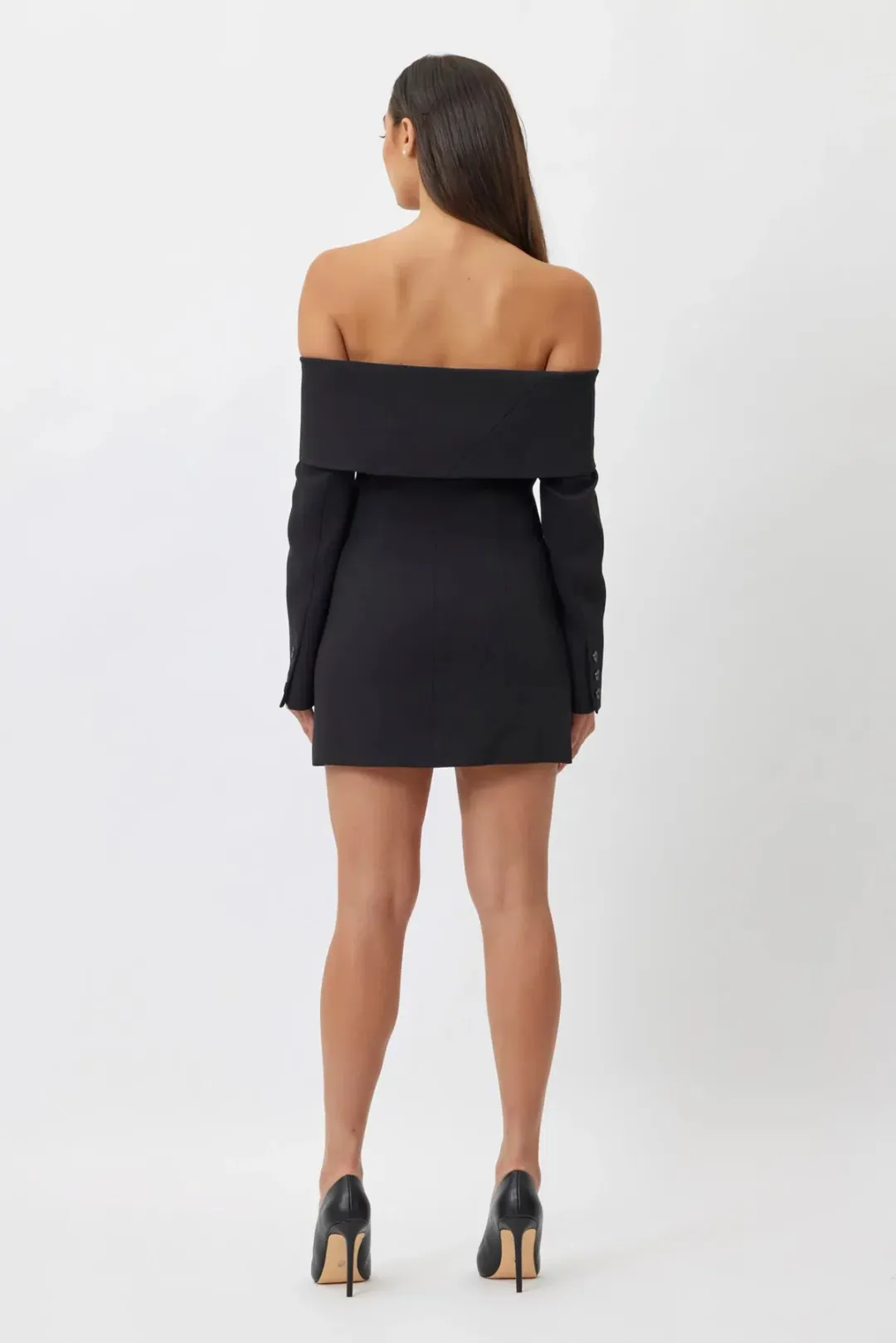 Bianca and Bridgett Chloe Blazer Dress Black Size 8 for rent on The Volte - main image