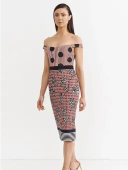 Asilio Royally Matched Dress Print Size 6 for rent on The Volte - image 2