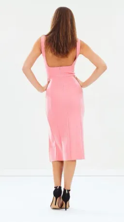 Bec & Bridge Hibiscus Islands Midi Dress Pink Size 8 for rent on The Volte - image 2