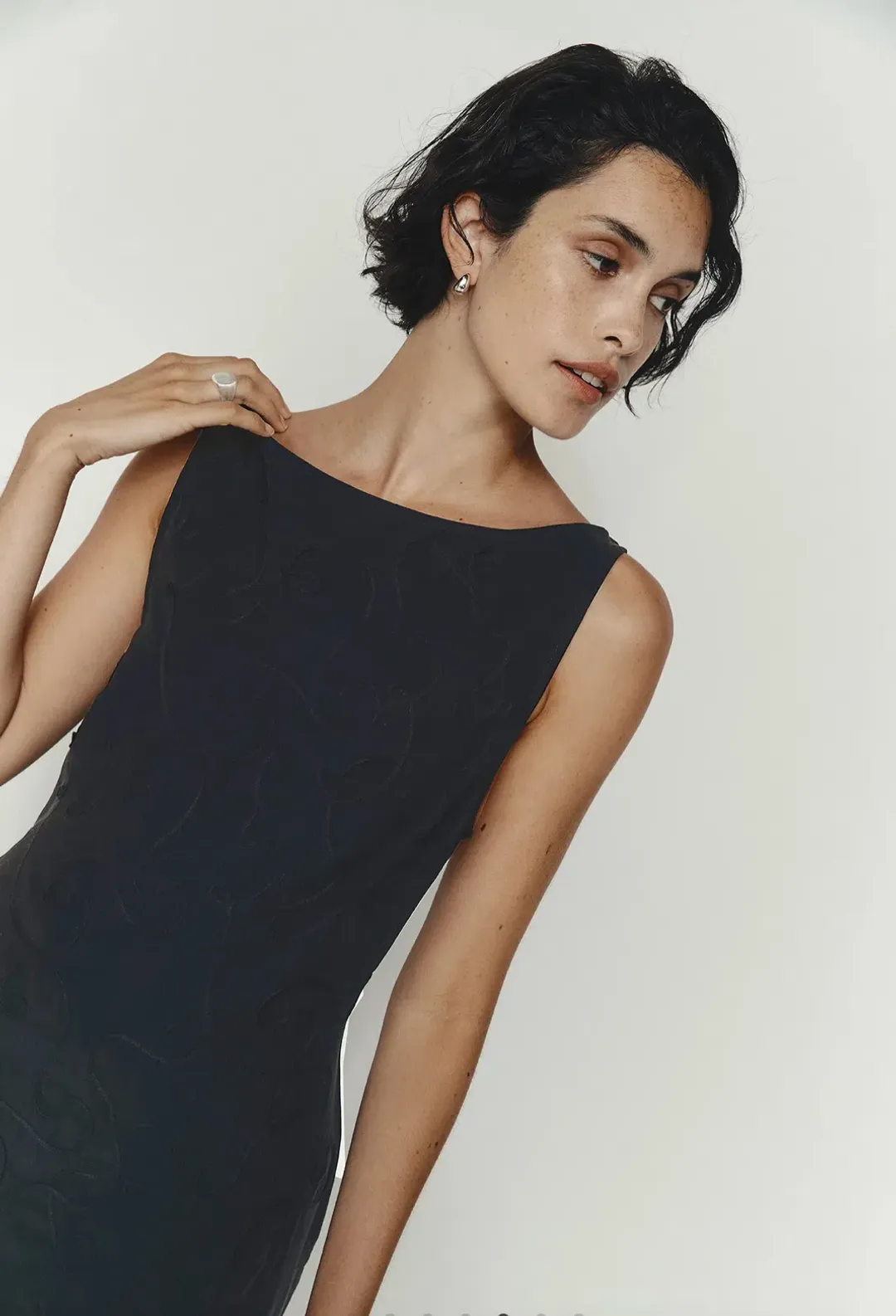 Marle Rose Dress Black Size AU 8 for rent on The Volte - main image