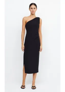 Bec & Bridge Be Mine Asym Midi Dress in Black  for rent on The Volte - image 1