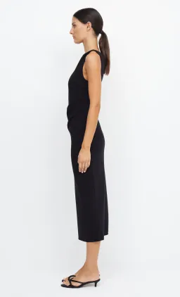 Bec & Bridge Be Mine Asym Midi Dress in Black  for rent on The Volte - image 2