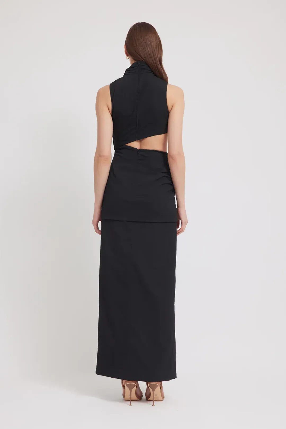 Tojha Giana Maxi Dress in Black Size 10 for rent on The Volte - main image