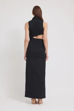 Tojha Giana Maxi Dress in Black Size 10 for rent on The Volte - image 3