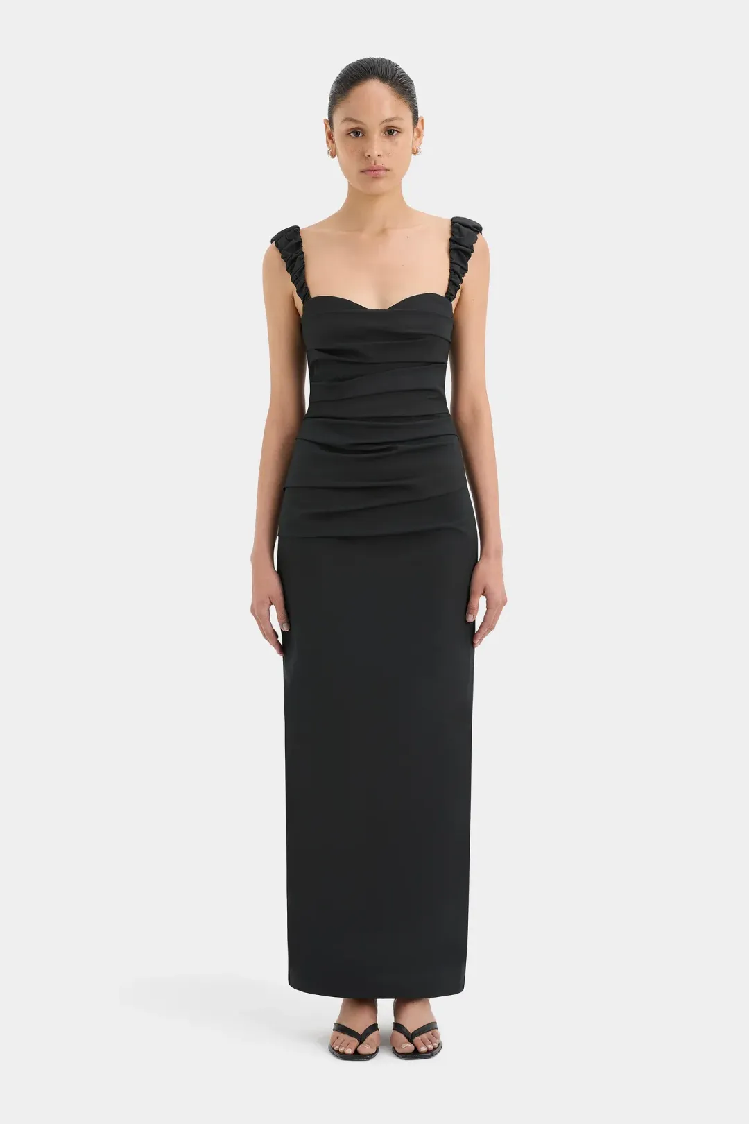 Sir the Label Azul Balconette Gown Black Size 10 for rent on The Volte - main image