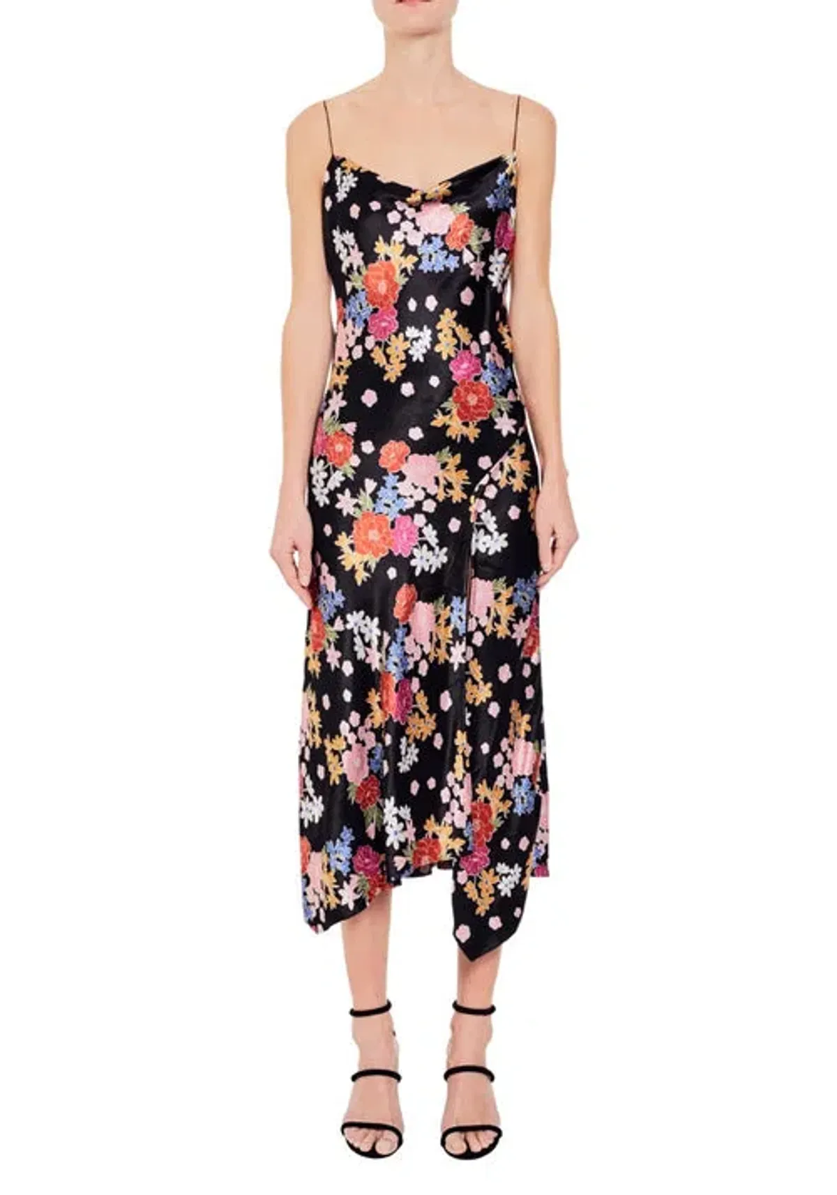 Bec & Bridge Cha Cha Midi Dress Floral Size 12 / L for rent on The Volte - main image