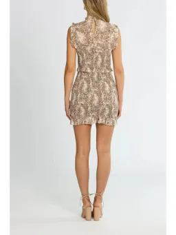 Bec & Bridge Gloria Mini Dress in Print Size AU 6 for rent on The Volte - image 3