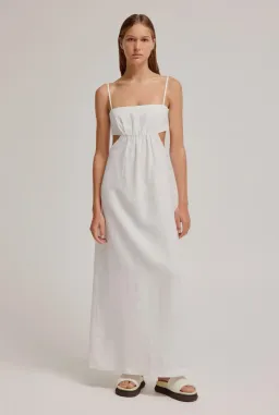 Venroy Tie Back Maxi Dress Milk Size 12 for rent on The Volte - image 1