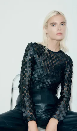 Manning Cartell Supreme Extreme L/S Top Black Size 8 for rent on The Volte - image 2