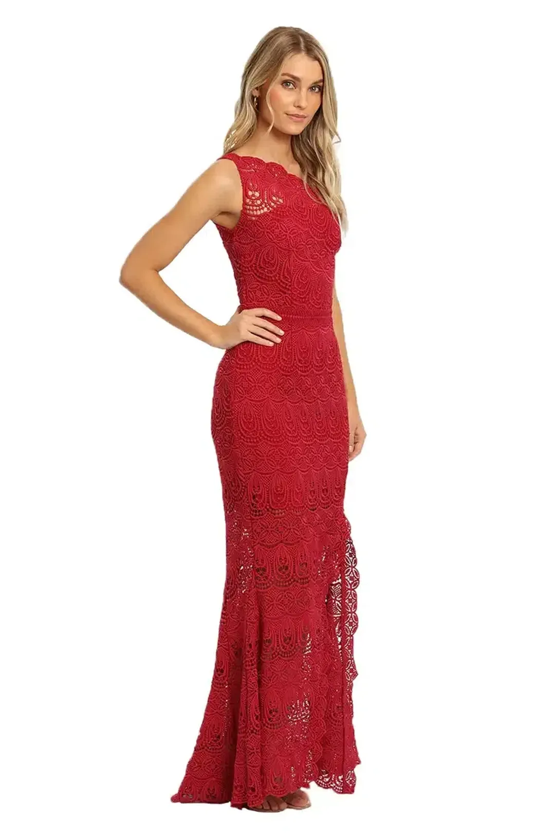 Grace and Hart Winter Rose Red Size 6 for rent on The Volte - main image