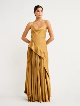 Acler Osullivan Dress Caramel Size 6 for rent on The Volte - image 1