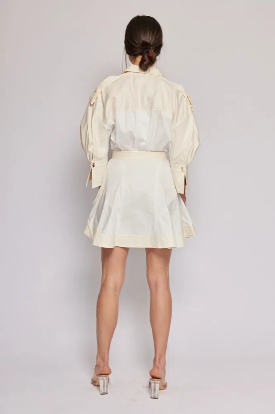 Acler Vienna Dress in Cannoli Cream Mix Size 10 for rent on The Volte - main image