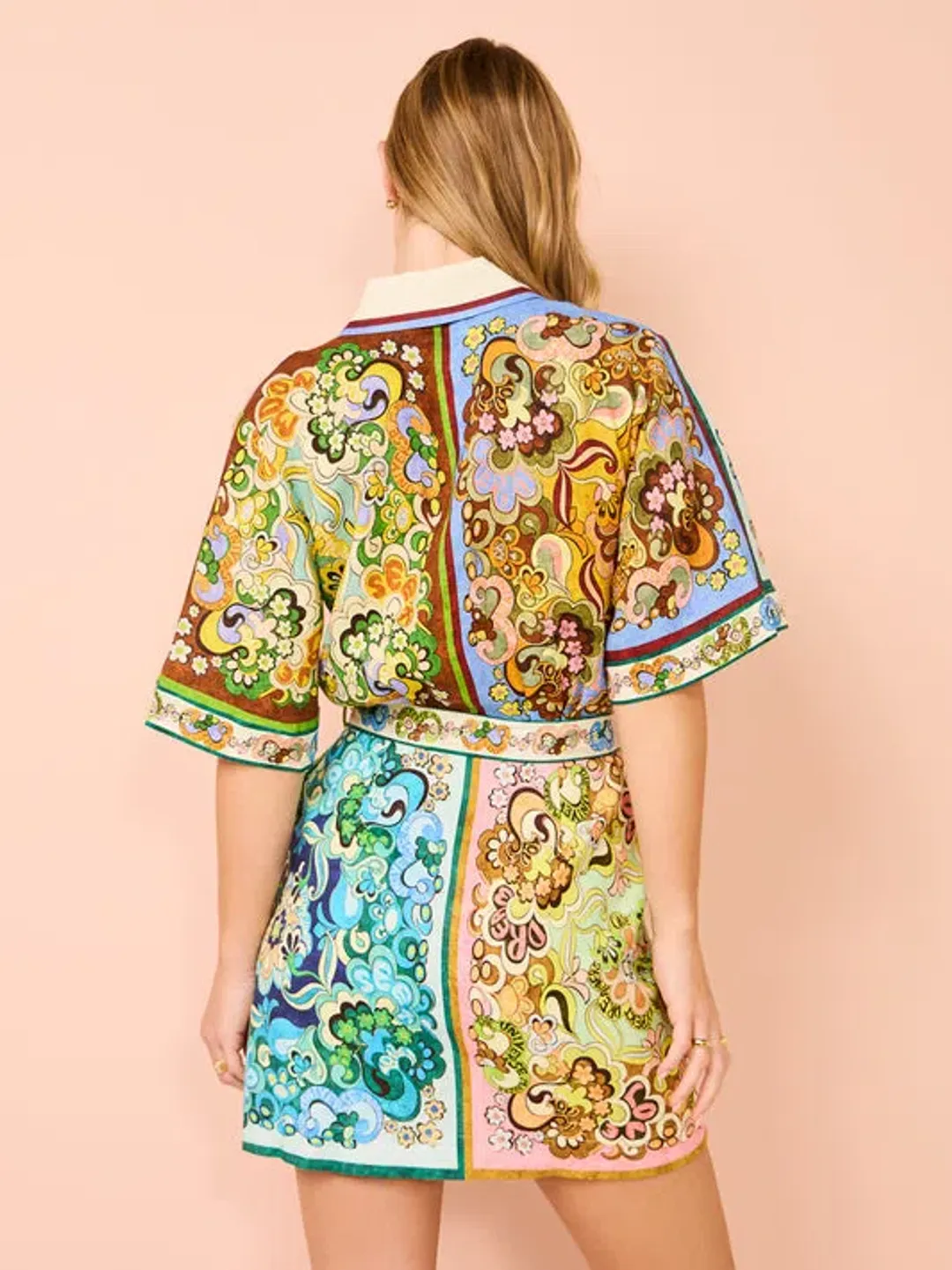 Alemais Evergreen Mini Dress Multi Size 8  for rent on The Volte - main image