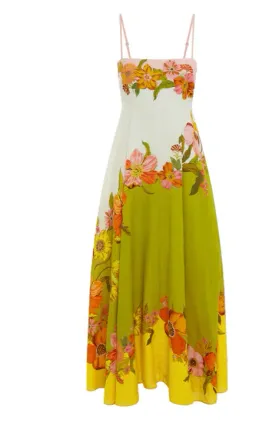 Alemais Silas Linen Sundress in Multi Size 10 for rent on The Volte - image 4