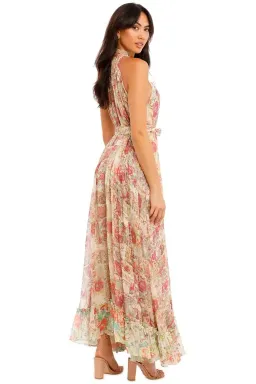 Hemant & Nandita Nova Midi Dress With Belt Floral Size 10 for rent on The Volte - image 2
