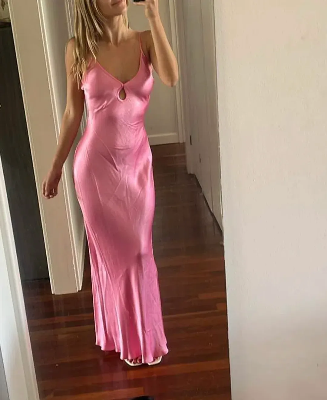 Bec & Bridge Cedar City Maxi Dress Pink Size 6 for rent on The Volte - main image