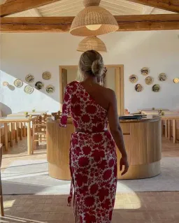 Sir the Label Cinta Tie Crop and Skirt Set Valentina Floral Print Size AU 8 for rent on The Volte - image 5