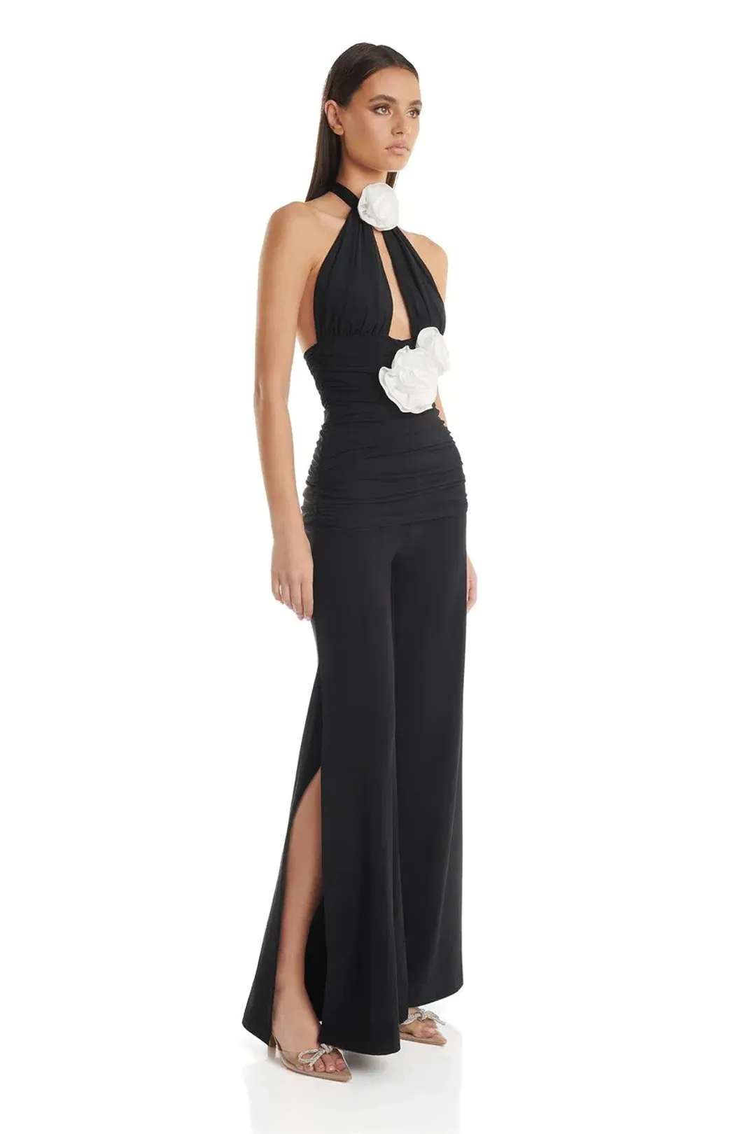 Eliya The Label Leontina Jumpsuit Black Size M / AU 10 for rent on The Volte - main image