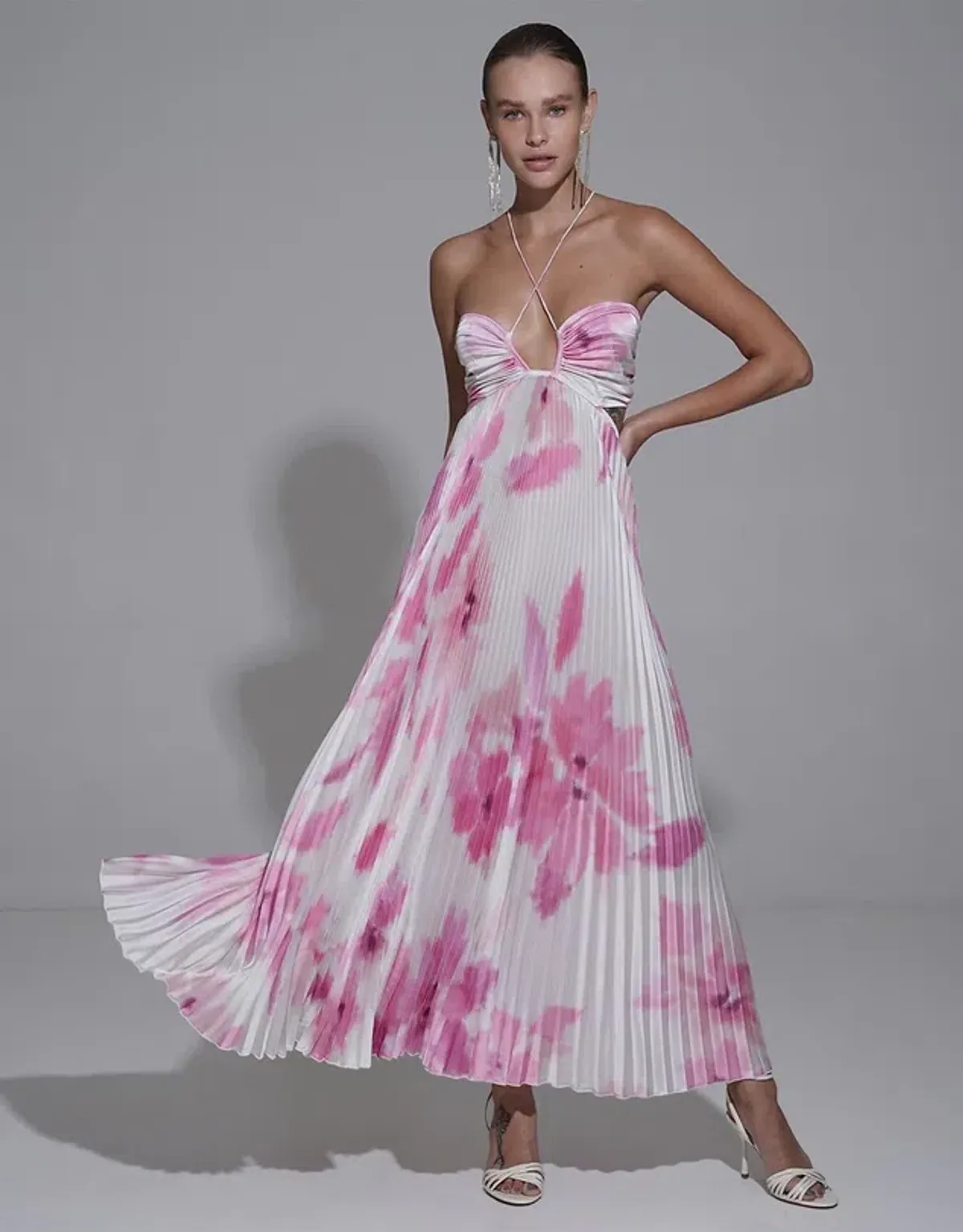 L’idee Hardin Gown Floral Size AU 8 for rent on The Volte - main image
