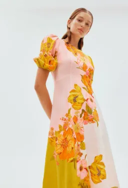 Alemais Silas Day Dress Print Size AU 12 for rent on The Volte - image 3