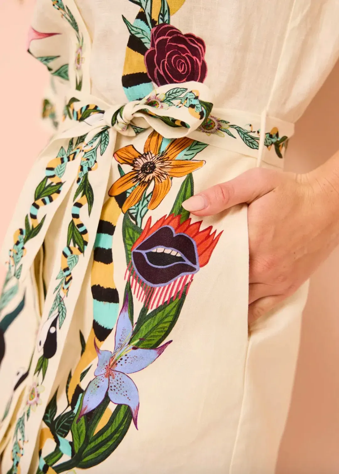 Alemais Meagan Mini Shirt Dress Multi Size AU 14 for rent on The Volte - main image