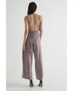 Sir the Label Zoe Jumpsuit Stripe Print Size AU 12 for rent on The Volte - image 2