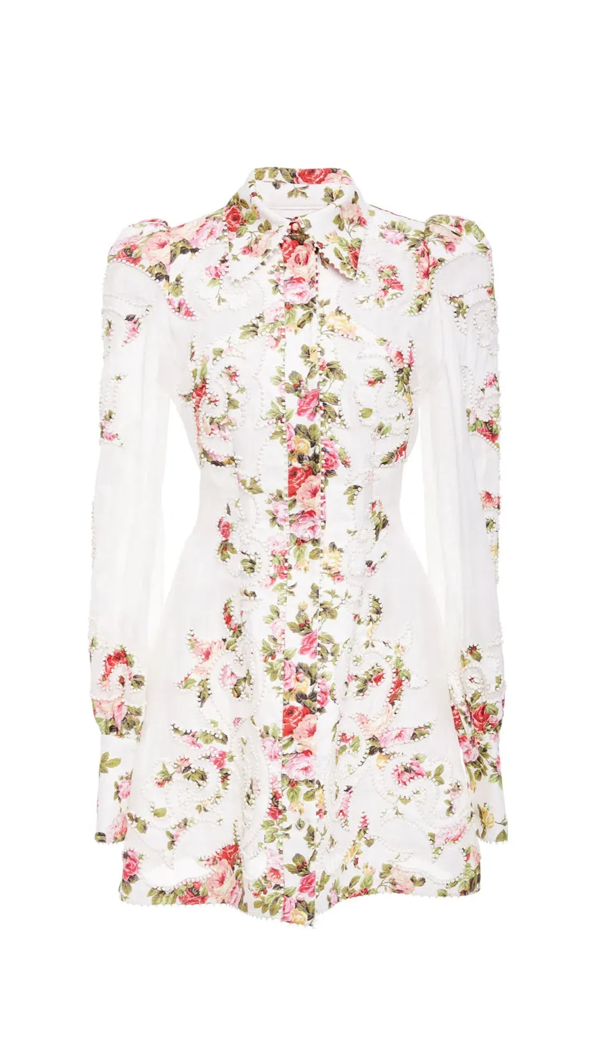 Zimmermann Radiate Applique Shirt Cocktail Dress Size 8 - Image 4