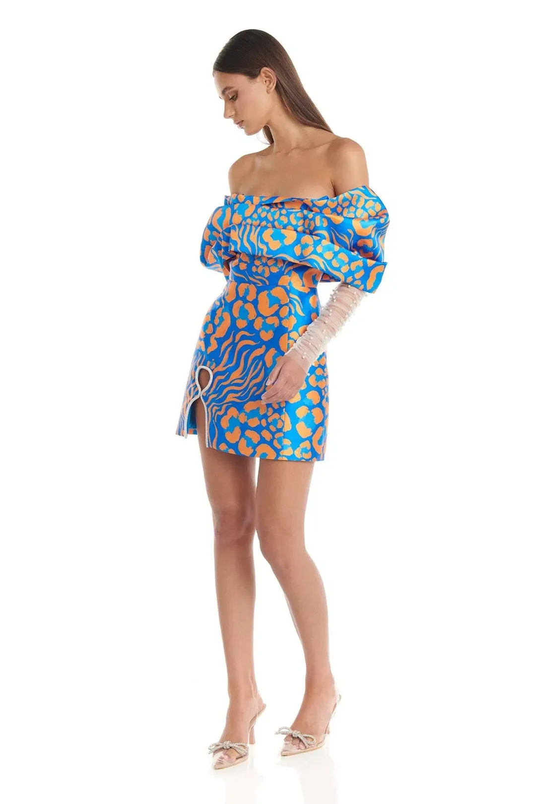 Eliya The Label Lola Mini Dress Print Size 6 for rent on The Volte - main image