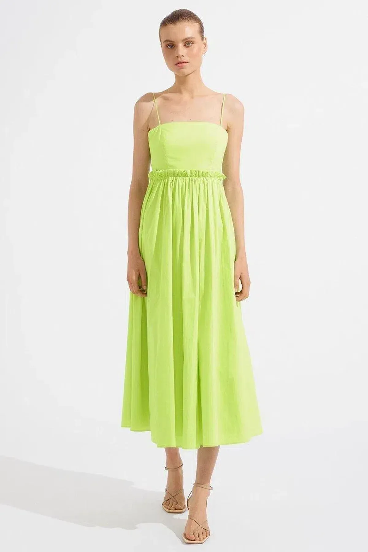 Steele Josie Midi Dress Green Size M / AU 10 - Image 1