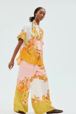 Alemais Silas Shirt and Pant Set Floral Size 8/10 for rent on The Volte - image 2