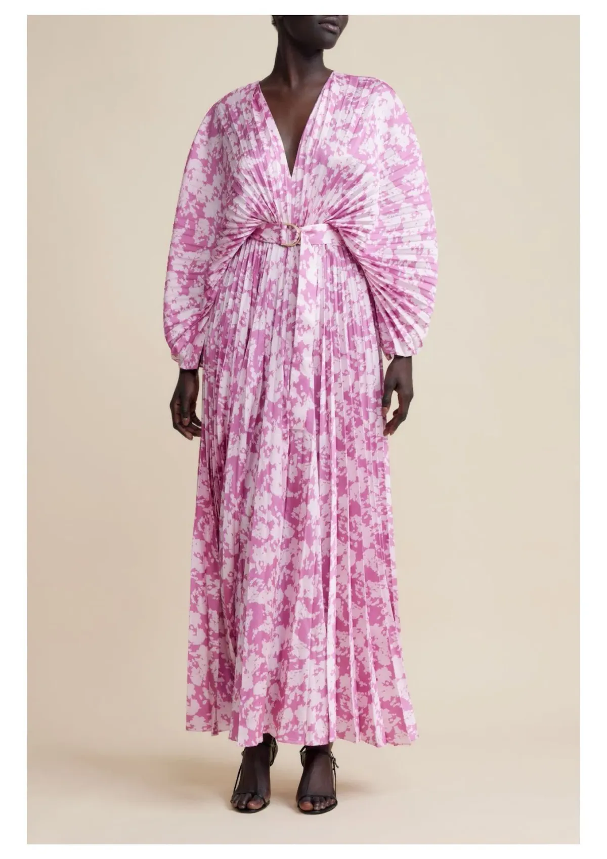 Acler Westover Maxi Dress in Violet Jungle Size 6 for rent on The Volte - main image
