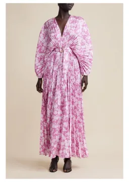 Acler Westover Maxi Dress in Violet Jungle Size 6 for rent on The Volte - image 1