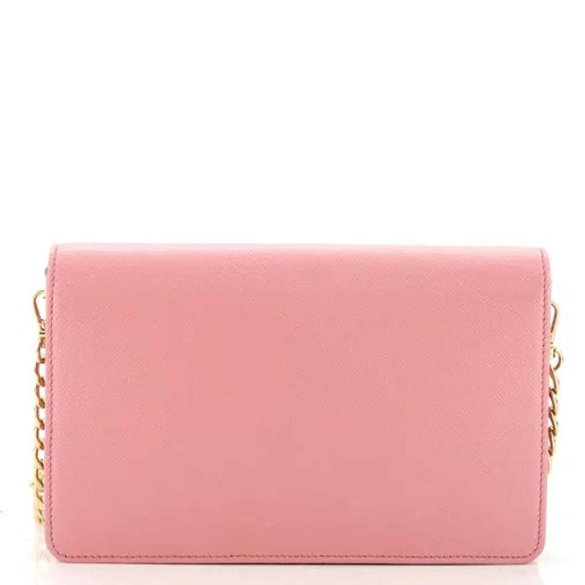 Prada Monochrome Saffiano Leather Mini Bag Pink - Image 3