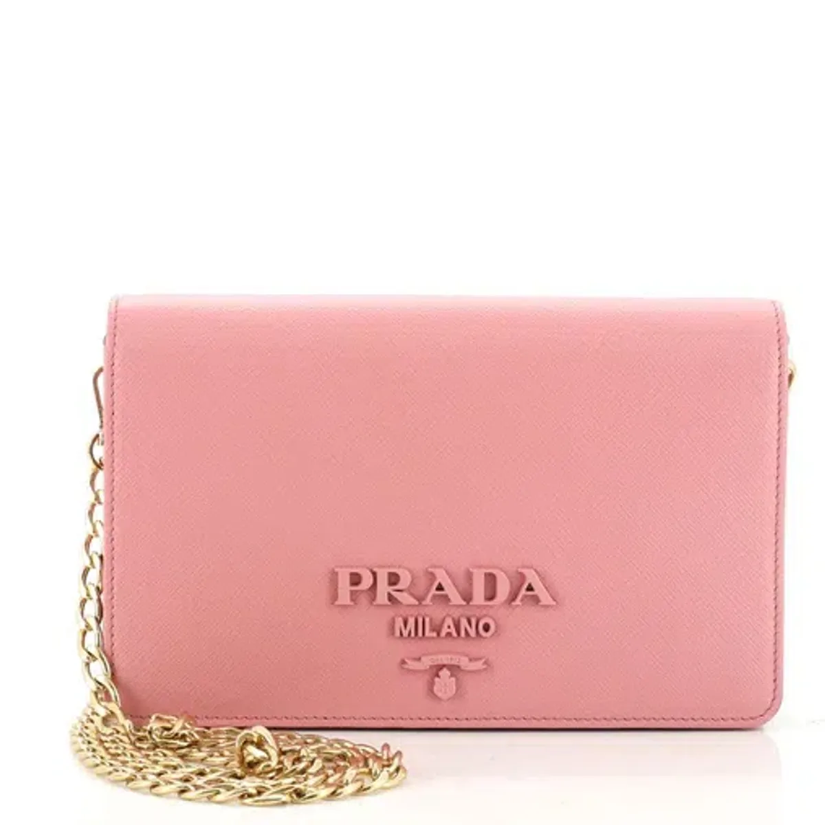 Prada Monochrome Saffiano Leather Mini Bag Pink - Image 1