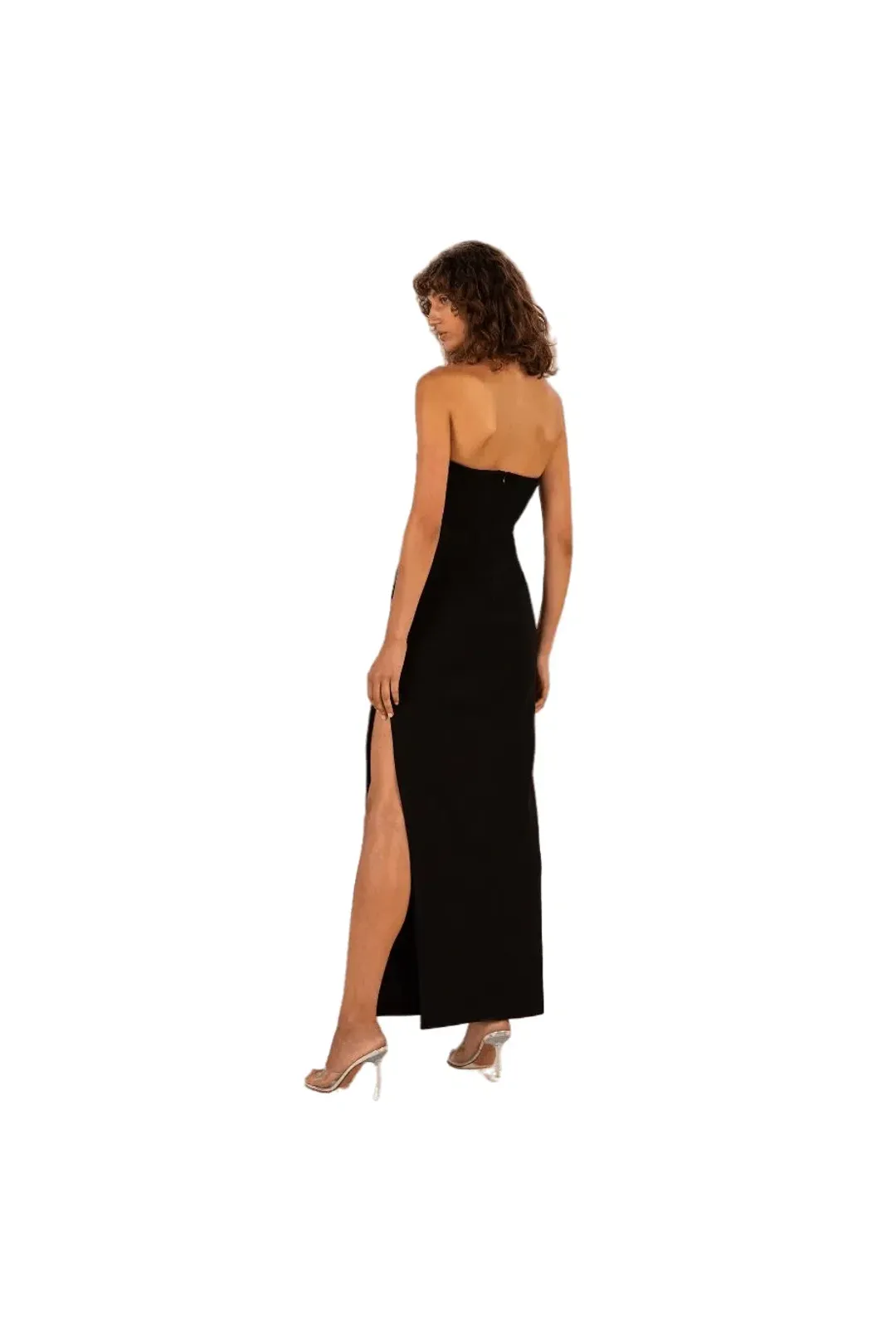 MISHA Ethil Cutout Jersey Dress Black Size 8/S for rent on The Volte - main image