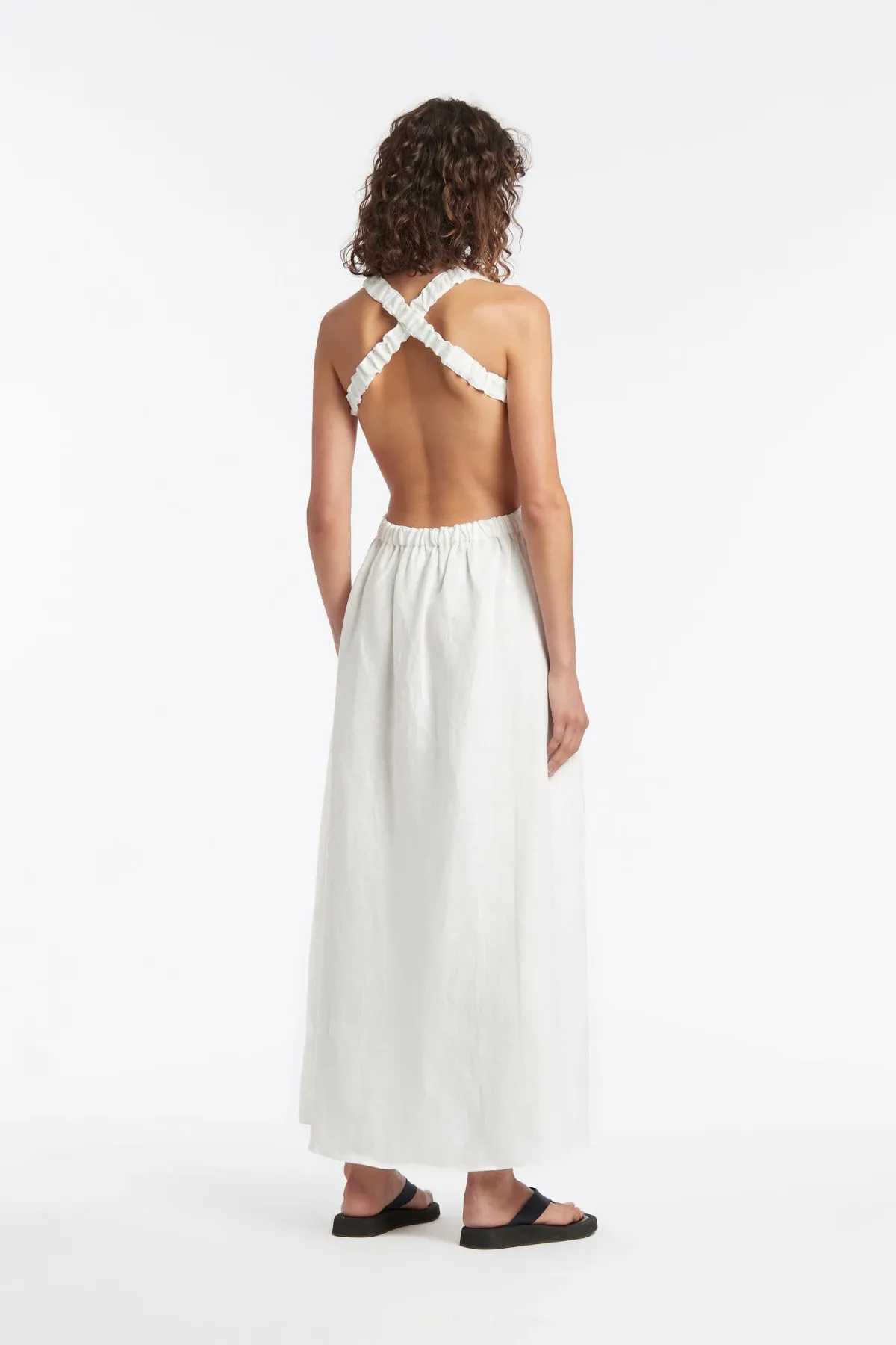 Sir The Label Alena Maxi Dress Ivory Size 3 / AU 12 - Image 5
