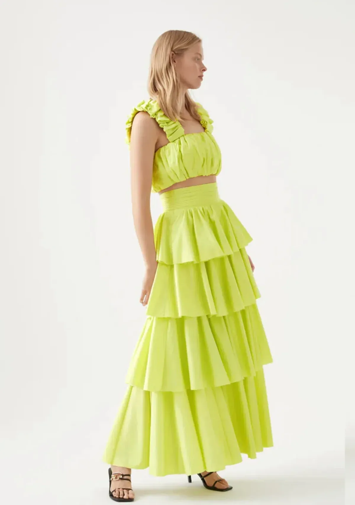 Aje Medina Set in Lime Green Size AU 6 - Image 2