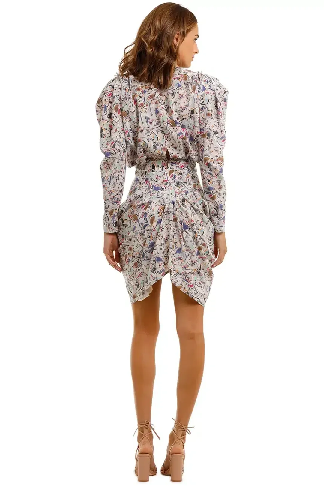 Isabel Marant Margaretia Short Dress Multi Size AU 10 for rent on The Volte - main image