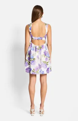 Sofia the Label Kaia Open Back Mini Dress Hydrangea Size AU 10 for rent on The Volte - image 3