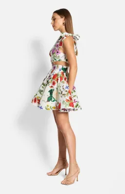 Sofia the Label Birdie One Shoulder Mini Dress Multi Size AU 8 for rent on The Volte - image 4