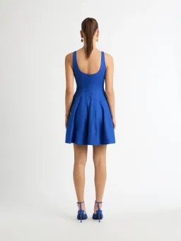 Sheike Santorini Linen Mini Dress Blue Size 14 for rent on The Volte - image 3