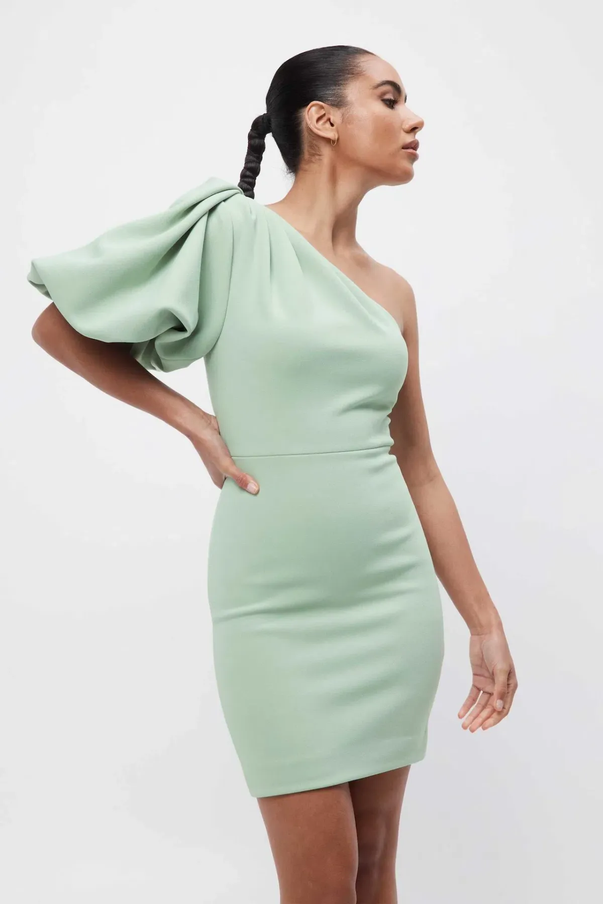 Mossman One Desire Mini Dress Spearmint Size 12 - Image 3