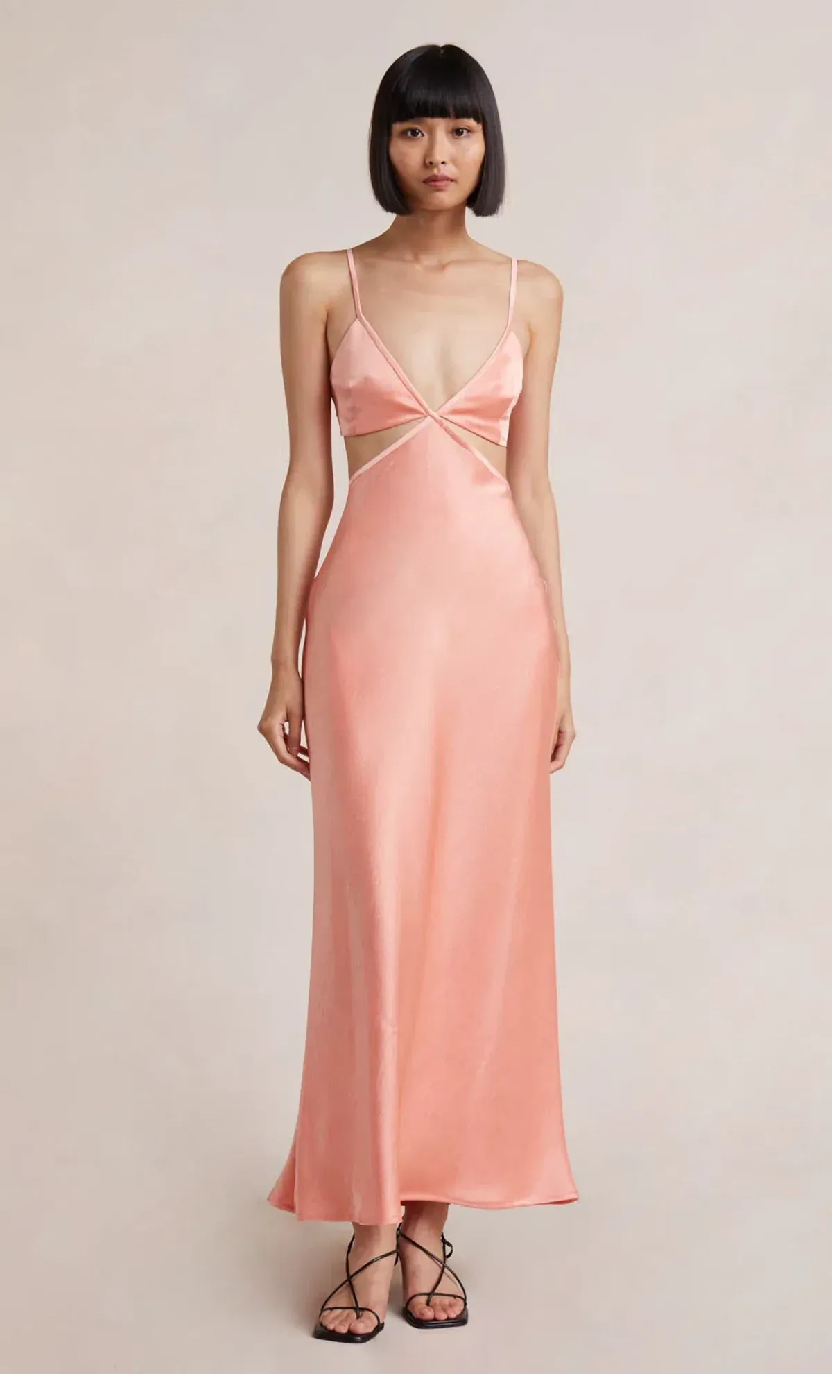 Bec & Bridge Veronique Maxi Dress Coral Size 6 - Image 2
