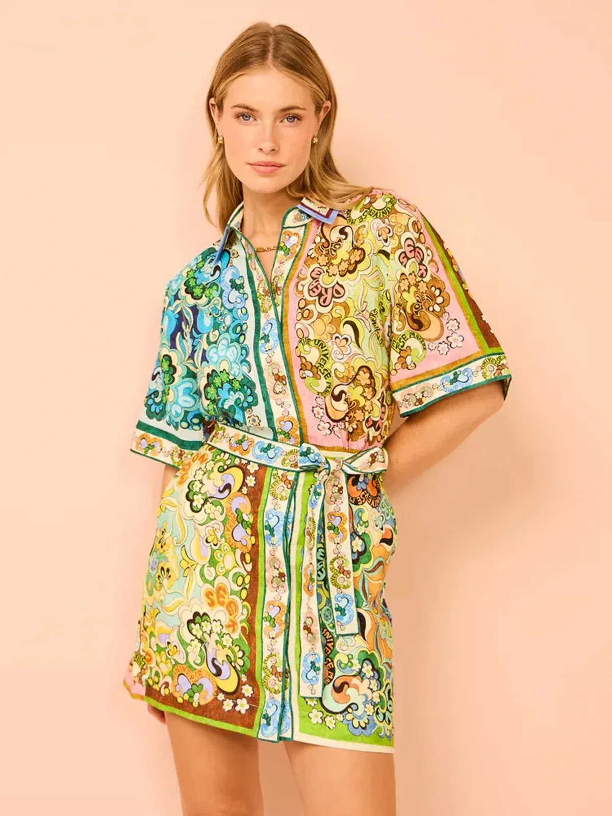 Alemais Dreamer Mini Dress Floral Size 8 - Image 6