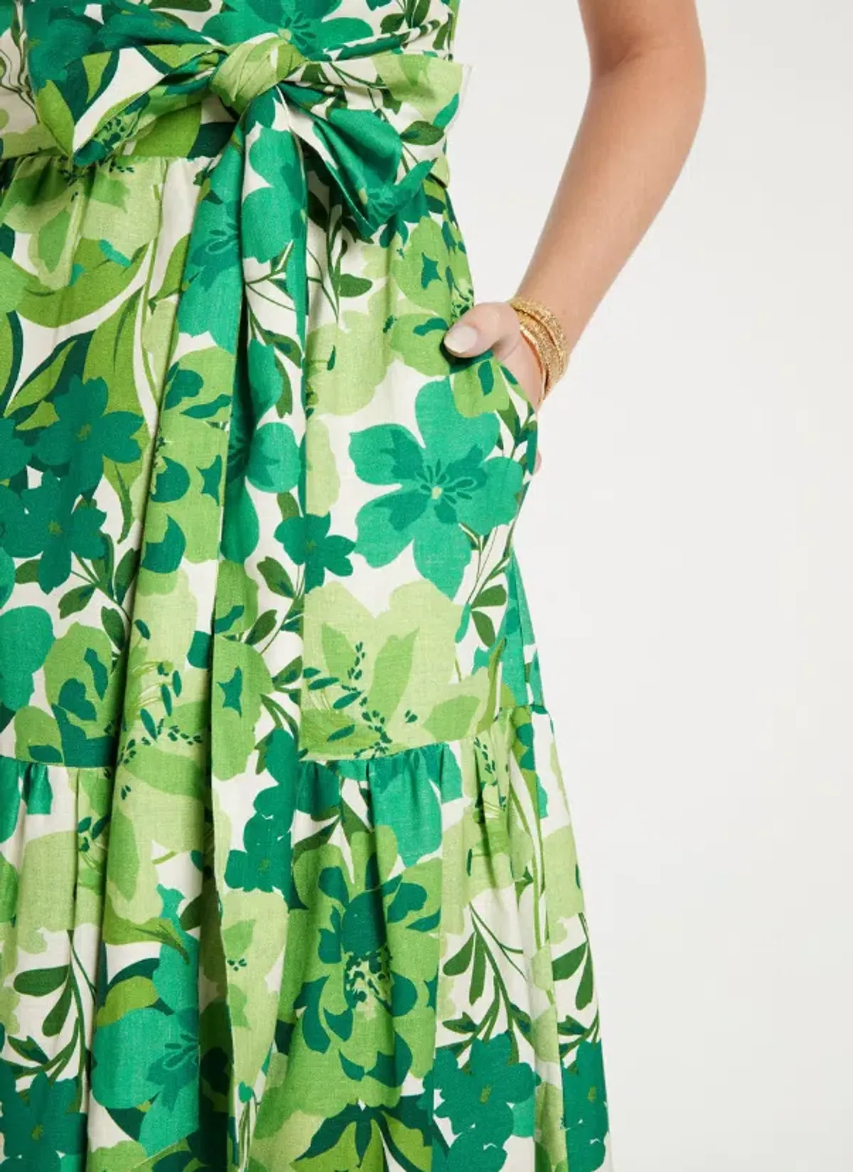 Rebecca Vallance Marguerita Maxi Dress Green Size 14 - Image 4